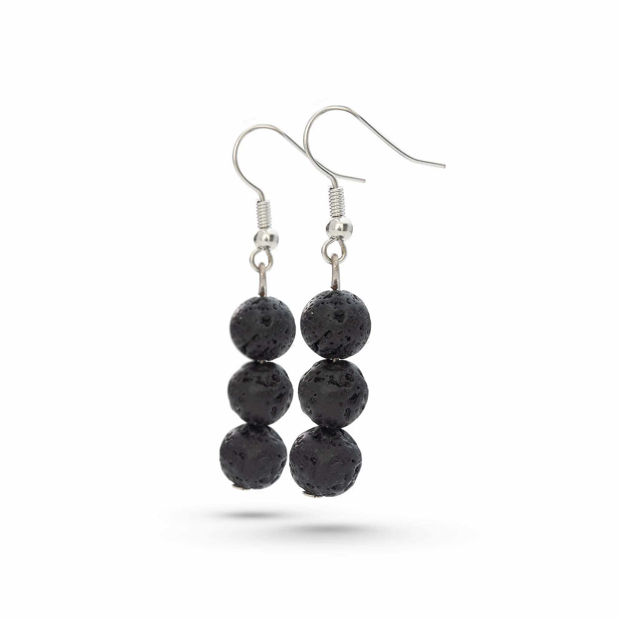 Lava Stone Diffuser Earrings - Image 4