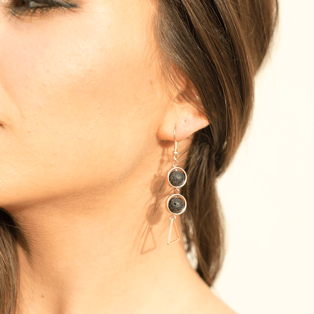 Triangle Diffuser Earrings - Image 3